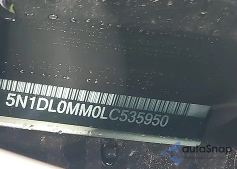 2020 Infiniti Qx60 Luxe Awd z USA, uszkodzony, nr VIN 5N1DL0MM0LC535950